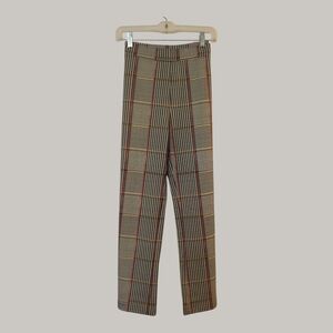 Vintage Plaid Motti Large Petite Straight Leg Pants Retro Y2K Office  Festival